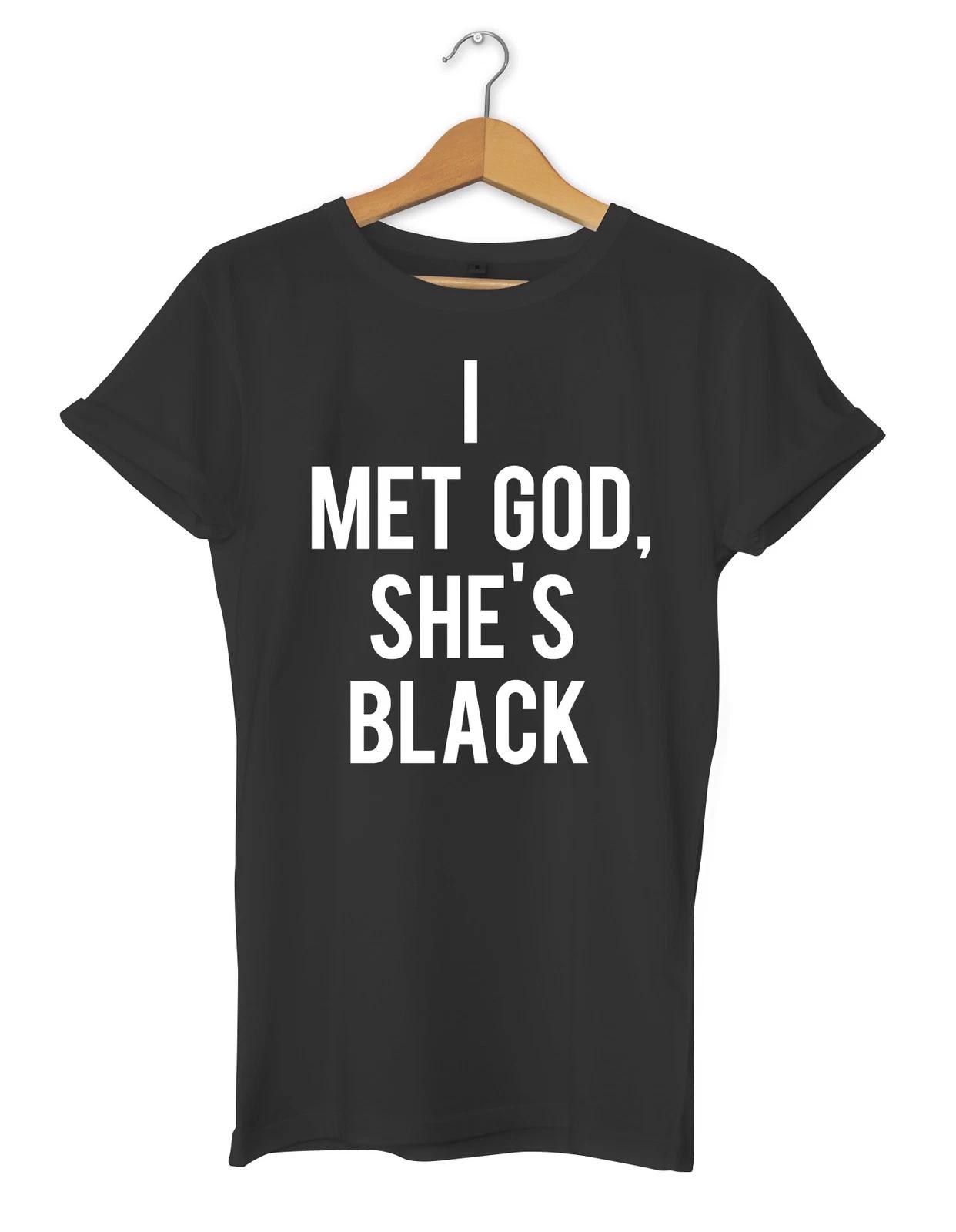 I Met God Shes Black CARA DELEVINGNE T-Shirt Mens Womens Urban Legends 3XL