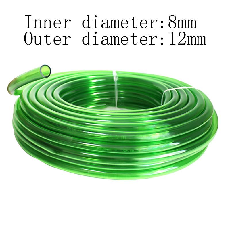 

Multiple Sizes 8-19mm Transparent Brown Flexible PVC Aquarium Water Hose for Fish Tank Filter Pump Garden Irrigation 2M