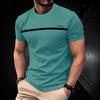 Herren 3D-Druck T-Shirt Outdoor Tennis Badminton Atmungsaktiv Schnelltrocknend Sportoberteil Kurzarm Rundhals Pullover Lässiges Oberteil