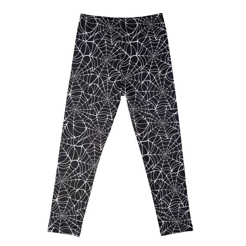 Girls' Leggings Thin Printed Sports Pants Halloween Themed Tights Children's Leggings