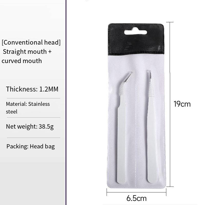 

Пинцет для ресниц из нержавеющей стали Macarone Color Ручной сетчатый пинцет с толстым локтем Маникюрный пинцет Ручной сетчатый инструмент