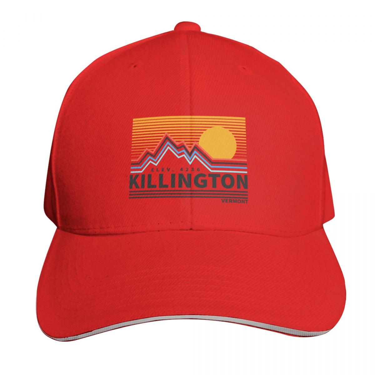 Killington Vermont Vintage Retro Hiking Climbing Adventure Skiing Mountain Baseball Cap Beach Beach Bag Womens Unisexs
