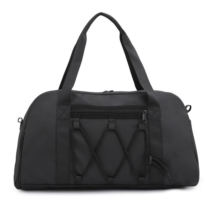 

Дорожная сумка, женская дорожная сумка для деловых поездок на короткие расстояния, большая вместительная сумка для багажа, мужская отдельная сумка для сухого и влажного фитнеса, плавательная сумка чёрный