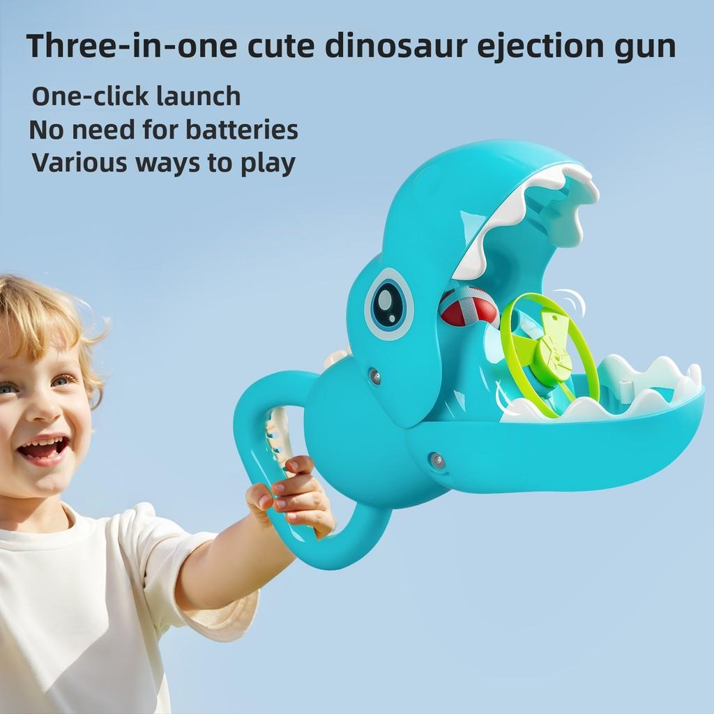 Shooting Dinosaur Themed Toy With Rubber Projectiles Target For Gift Children