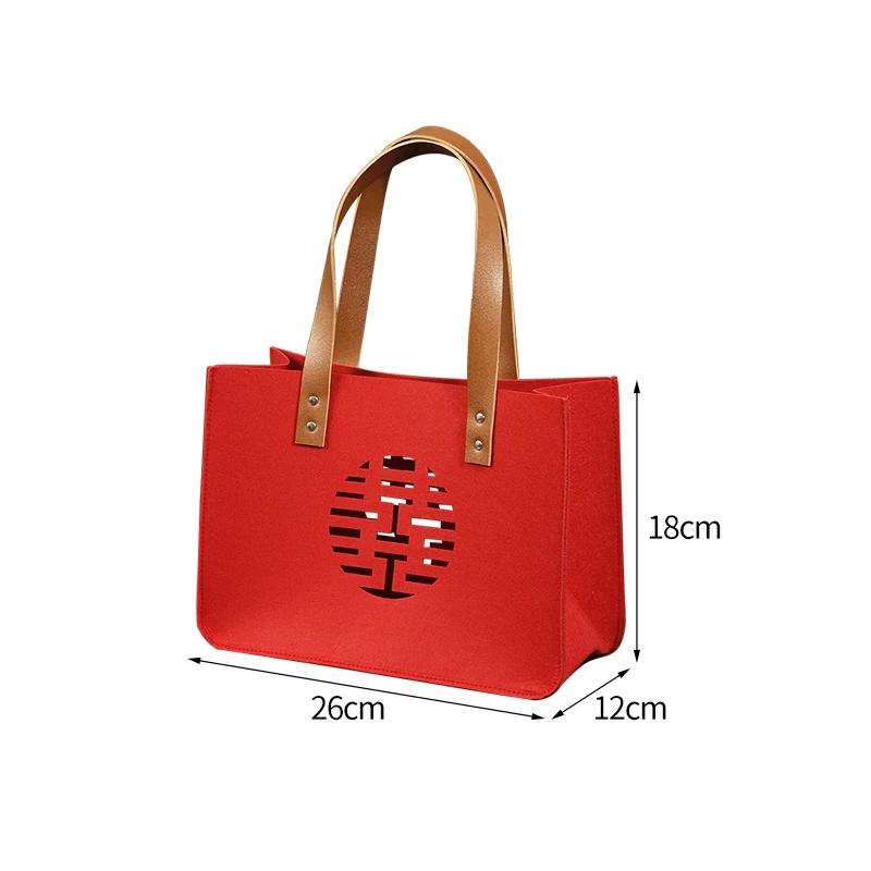 

Китайские свадебные подарочные пакеты, сувенирные подарочные пакеты на удачу на свадьбу, красная подарочная коробка, большие коробки для подарков, упаковочные материалы, бумажный пакет для конфет As picture