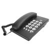 KXT504 Portable Family Business Office Fixed Landline Flash Function Telephone ABS Black