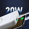 Mini Powerbank 10000mAh Magnetisch met QC PD USB USBC Oplader Wit
