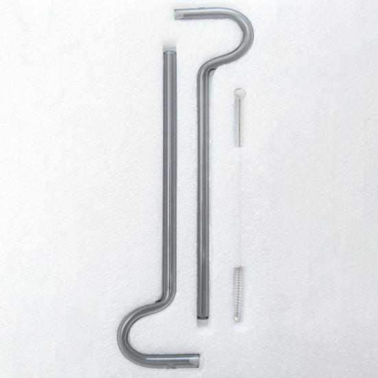 Lot de 2 pailles en verre teinté réutilisables avec brosse, bouchon amovible robuste pour boire de l'eau, fabrication soignée, pailles anti-rides pour les lèvres