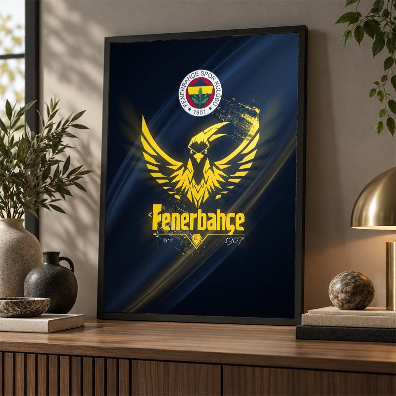 Fenerbahçe FC Diamond Painting Kit 5D Full Drill DIY Diamond Mosaic Wall Art Home Decor