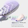 Anta Monthly Slip Resistant Durable Low Top Running Shoes Kids Sneakers White Purple 322325518H-2