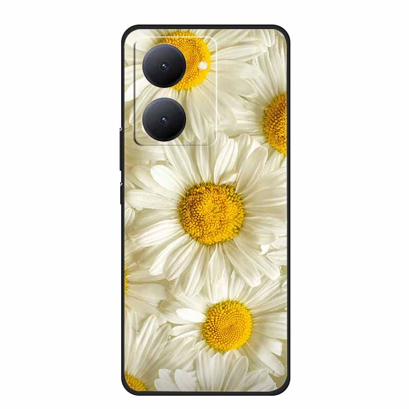 For VIVO Y36 Y78m Y27 5G Case Animals Soft Silicone Back Cover Phone Cases for VIVO Y27 5G VIVOY36 5G 6.64" Cool Wolf Cat Fundas