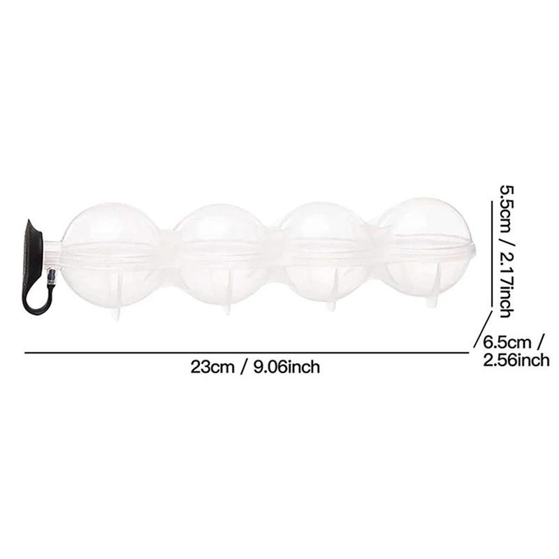 New Ice Hockey Ice Box Molds Sphere Round Ball Ice Cube Makers Bar Party Kitchen Whiskey Cocktail DIY Ice Cream Moulds Ice Mould 6