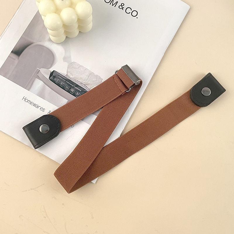 Elastic Womens Contemporary Waist Belt Sleek Design Available In Classic Black And Brown