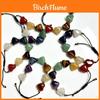 Blue Lapis Lazuli Chakra Beaded Bracelet With Heart Shape For Yoga And Meditation Enthusiasts