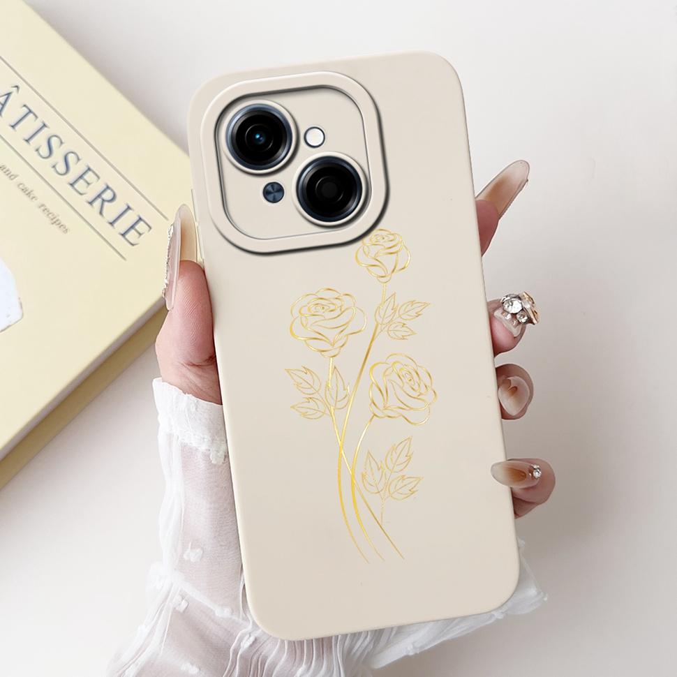 For Tecno Spark Go 1 Case Stylish Sunflower Butterfly Soft Silicone Phone Case For Tecno SparkGo 1 GO1 6.67" Cover Bumper