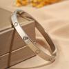 Hot-selling titanium steel bracelet, girls' high-end sense of fashion, popular light luxury in Europe and the United States, Gypsy star love diamond 