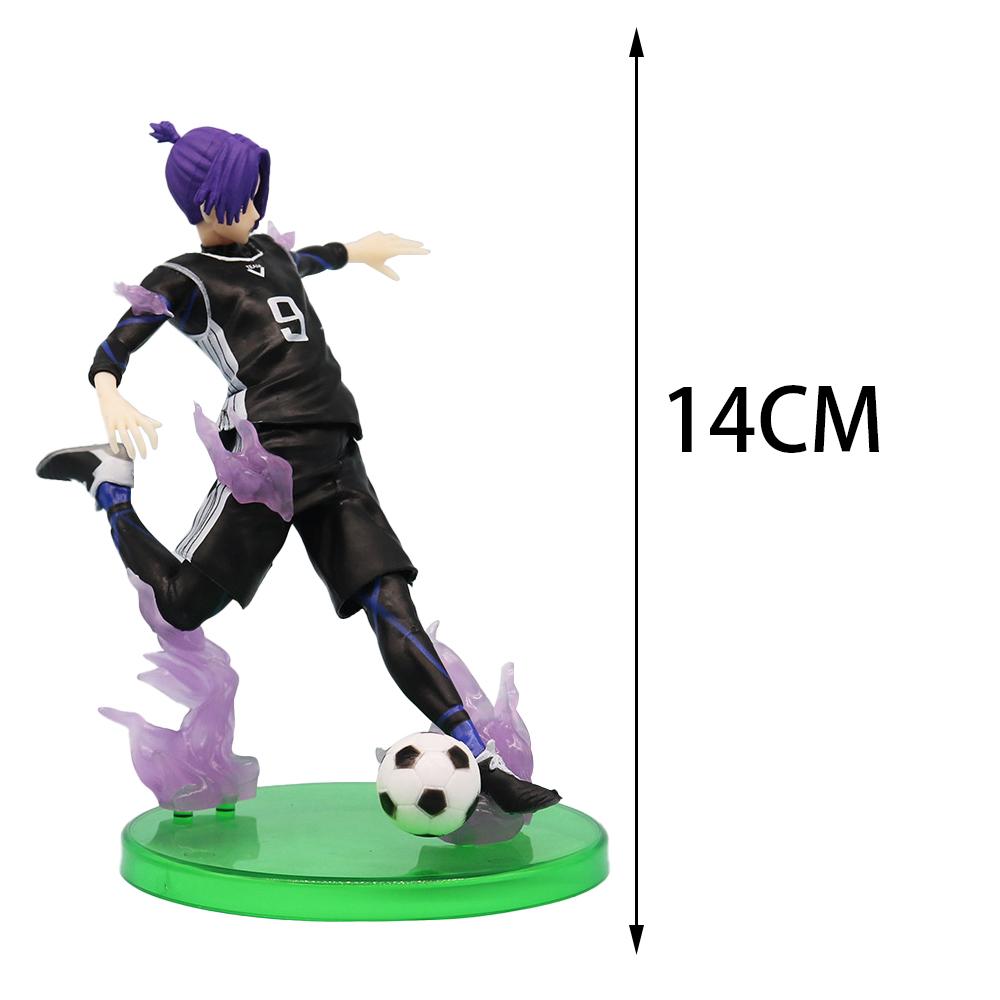BLUE Lock Figure Isagi Yoichi Reo Mikage Seishiro Nagi Figure Play Football Action Figure Model Collection Doll Toy Xmas Gift
