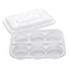 Disposable 12-Grid Steamed Bun/Dumpling Takeout Containers