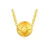 Pure Gold Slim Waist Abacus Pendant Necklace - Promotional Gift Style
