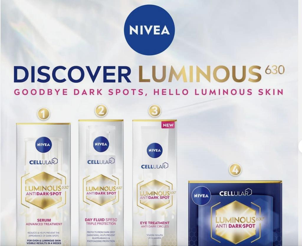 Nivea Cellular Luminous Advanced Serum Treatment For Discoloration 30Ml