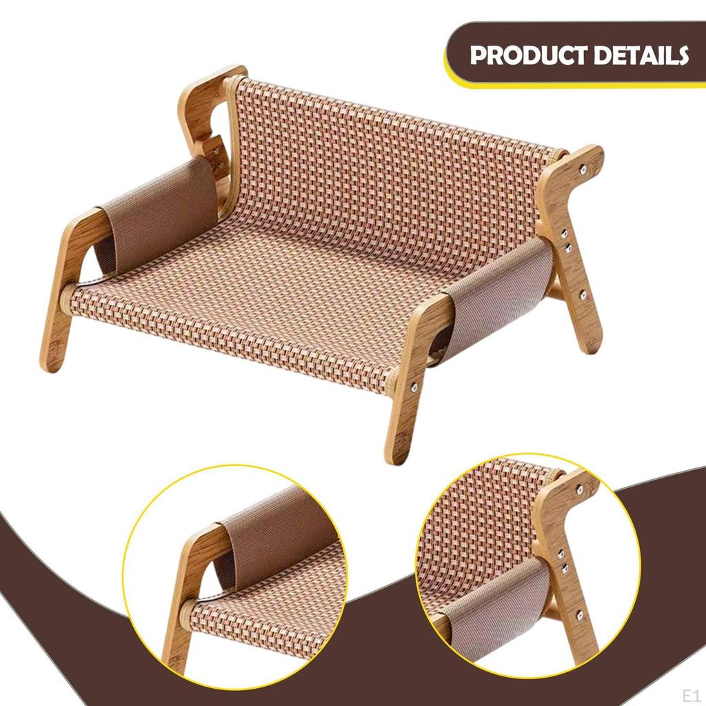 Cat Couch Bed Scratcher Nest for Indoor Cats Kitten Scratching Board Raised Lounge Chair