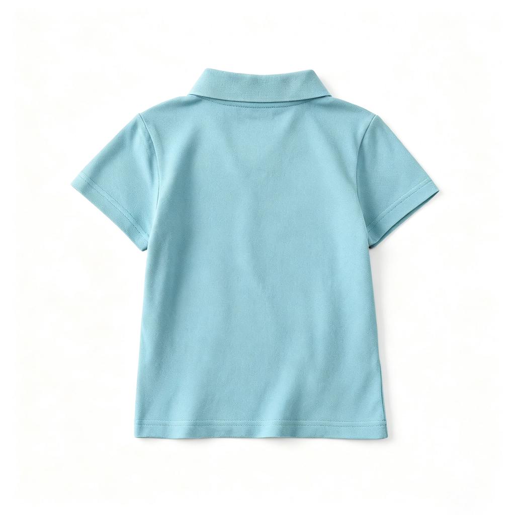 Girls' Collar Short Sleeve T-Shirt for Toddler Little Girls