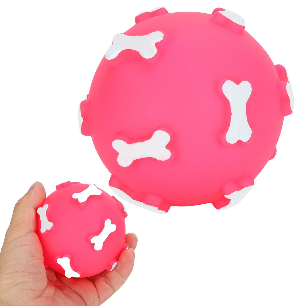 Vinylový Netoxický Venkovní Pískací Hlasový Míč Pes Čistí Prořezávání Kousací Hračky Potřeby pro Domácí Mazlíčky