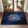 Portsmouth FC Design Crystal Velvet Rug Soft Decorative Mat for Bedroom Entrance