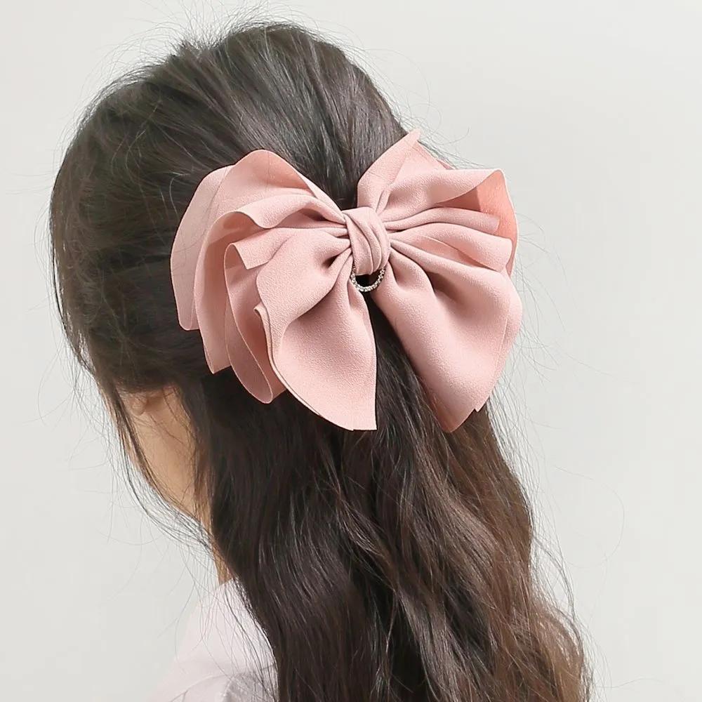 Hairpin Ribbon Pin Angel Scrunchie Cubic Automatic Hairpin Pink Ju Vidastory