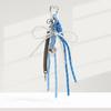 Pearls Bowknot Keychain with Woven Lanyard Colorful Keyring Accessory Fashionable Bag Charm for Women and Girls
