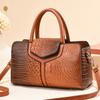 Chic Crocodile Pattern Shoulder Bag For Daily Wear In Various Colors