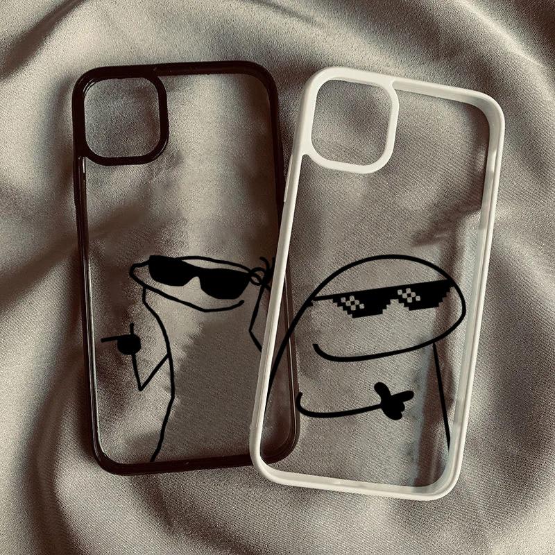 Cartoon Matchman Phone Case For IPhone 17 Air 16 15 14 Plus 13 12 11 Pro Max Clear Soft Cover 16 15 14 Plus Case Funda Bumber