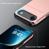 For iPhone 17 Air Case with Card Holder TPU+PC Phone Back Cover