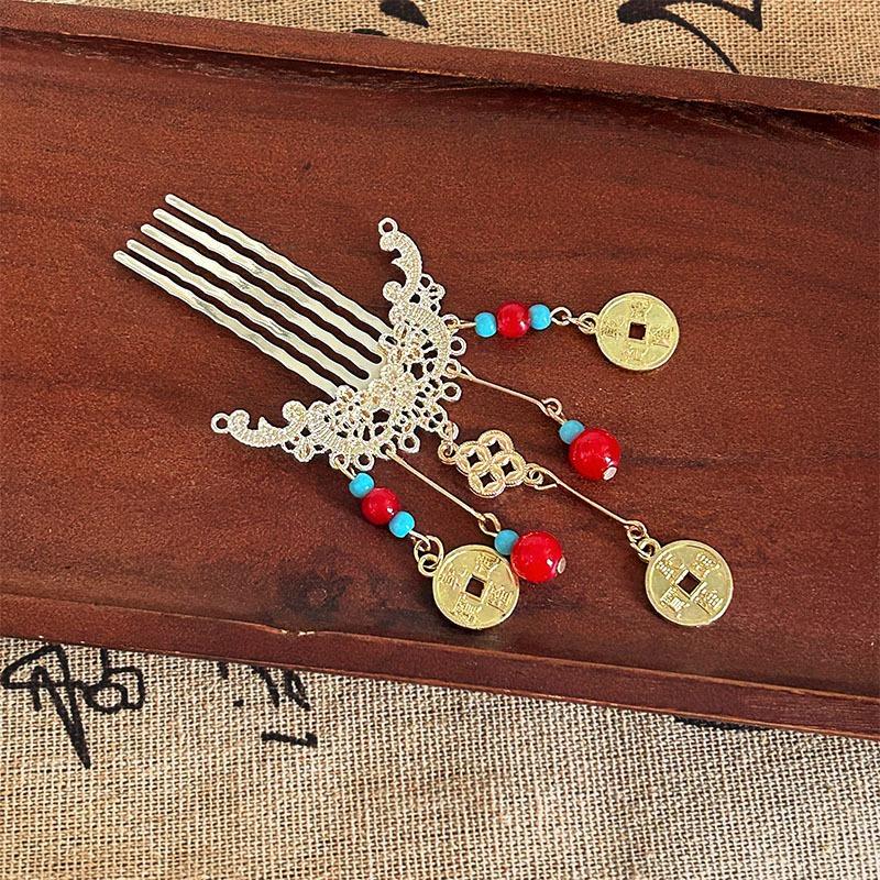 Hair Comb, High-end Hair Accessories, Ancient-style Head Ornaments, Tassels, Tiaras, Hairpins, Hair Clips for Hair Styling