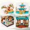 LULUFUN Matchmaking Shrine Toy, 3D Puzzle with Peach Blossom Design, Matchmaking, Love, and Affection, Mini Blocks, Assembly, for Men, Women, and Adul