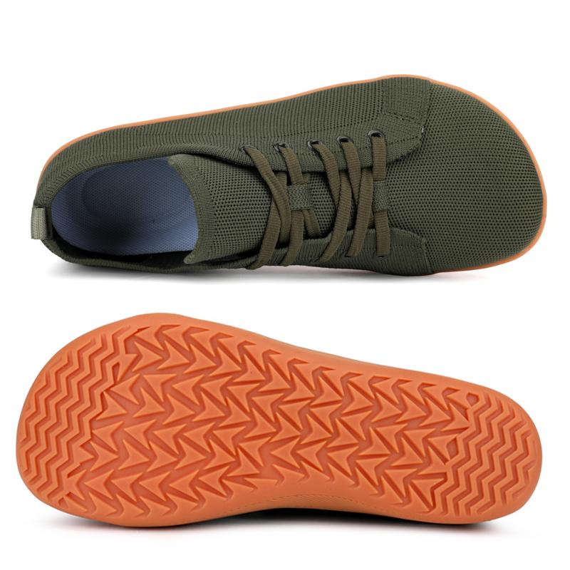Adidași Noi Minimaliști Lărgi pentru Femei și Bărbați cu Talpă Barefoot | Talpă Zero Drop | Relaxare Optimă | Pantofi Casual Barefoot | Pantof de Mers