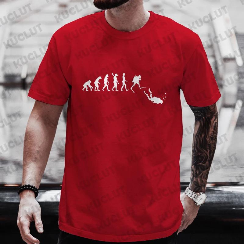 Diver 200 Bar Funny T Shirts Men Summer Harajuku Shirts Short Sleeve Streetwear Tops Oversized Clothing Scuba Diving Men Clothes