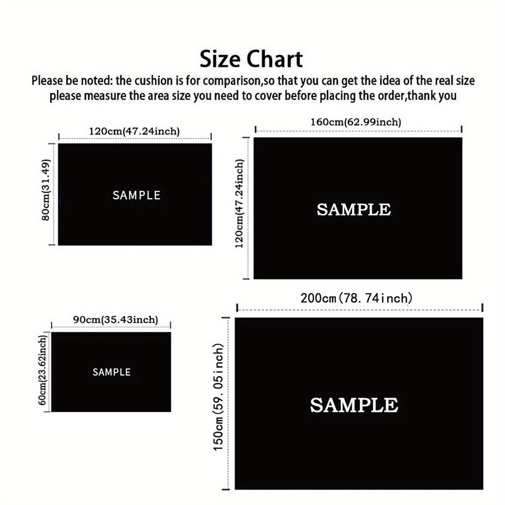 Moon Pattern Design Carpet: Soft Printed Area Rug, Durable Indoor Floor Mat, Non-Slip & Easy-Clean for Room Decor, Cryst