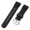 22mm Gummi-Silikon-Uhrenarmband für Seiko Nein. 5 SKX009 Prospex Uhrenarmband Elektronisches Armbanduhr-Armband Sport Taucheruhr Armband