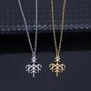 2026 Geometric Stainless Steel Pendant Necklace - Versatile Fashion Clavicle Chain Jewelry