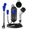 32A 7KW 5M Single-Phase 3PIN Type 2 Charging Cable CEE With LCD Display EV Charger Portable