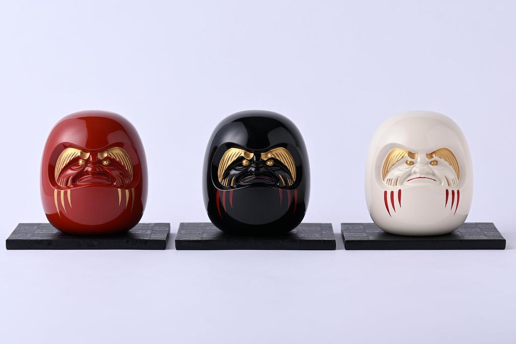 Gingado Red Daruma Figurine by Engaku Takaoka Copperware Daishi, (Daruma RE)