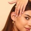 MamacitaSlay Stainless Steel Zircon Snake Opening Ring Party Trendy Waterproof Finger Jewelry Women's Charm Ring High Quality