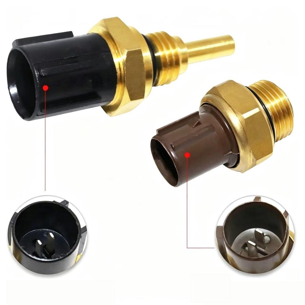 Set of 2 Coolant Temp Sensor and Fan Switch 37870-PJ7-003 37760-P00-003 for Honda Accord Civic CR-V Odyssey Pilot S2000 CL NSX TL RL MDX Integra