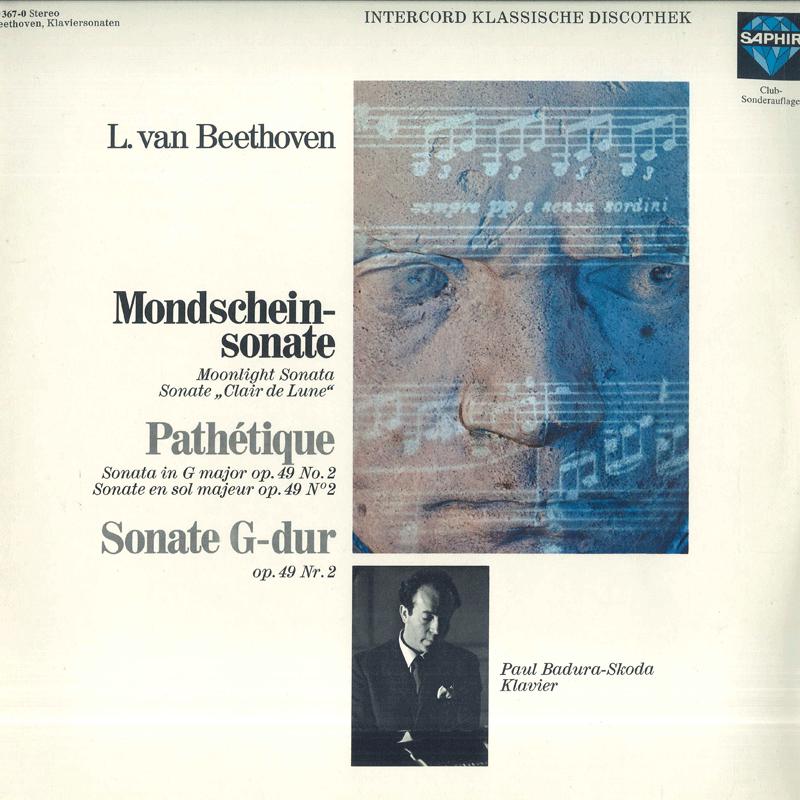 

LP Record PAUL BADURA SKODA Beethoven Sonate Csmoll Op272 M 293670 SAPHIR 1976 Germany Classical Used
