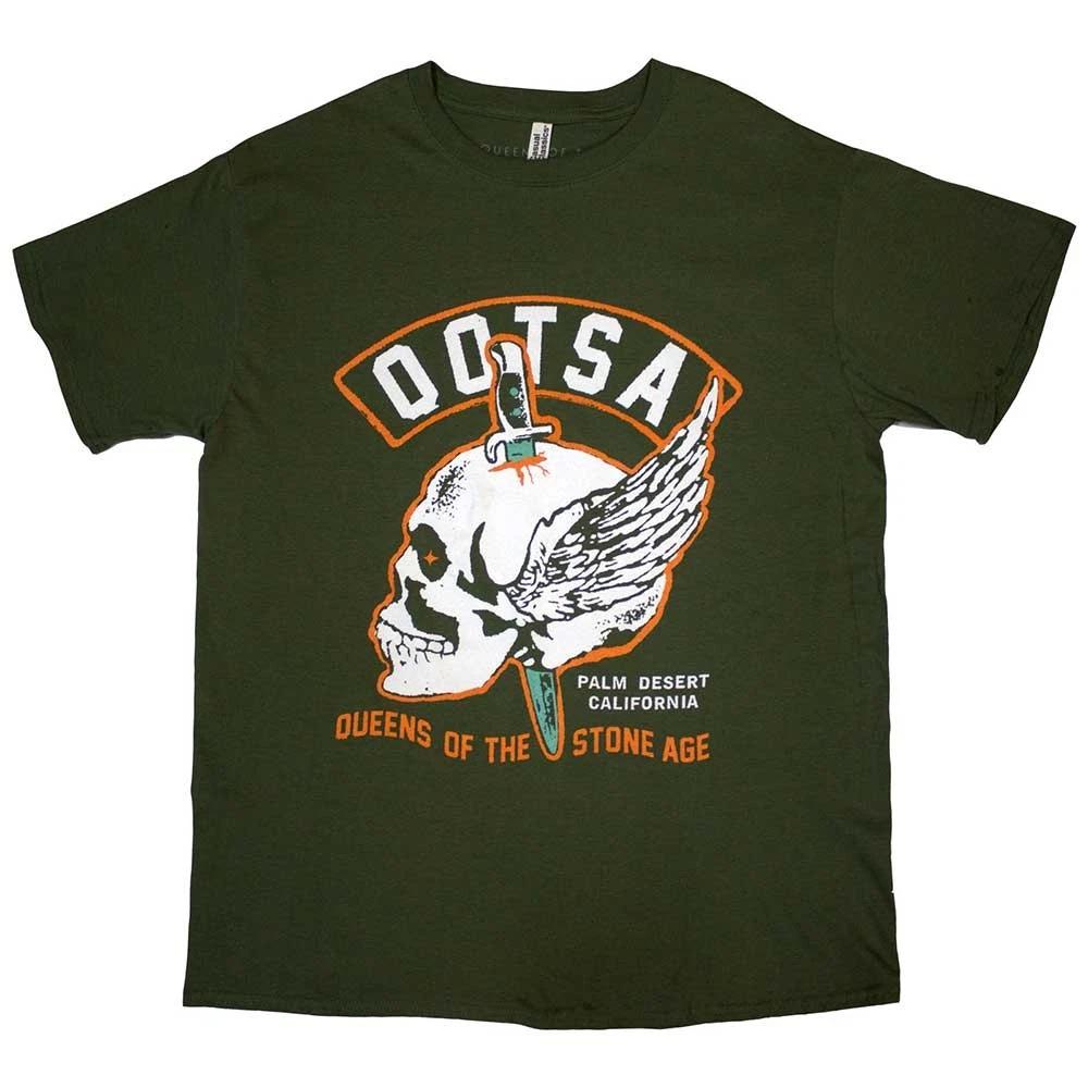 Queens Of The Stone Age Winged Skull Tshirt Unisexs L