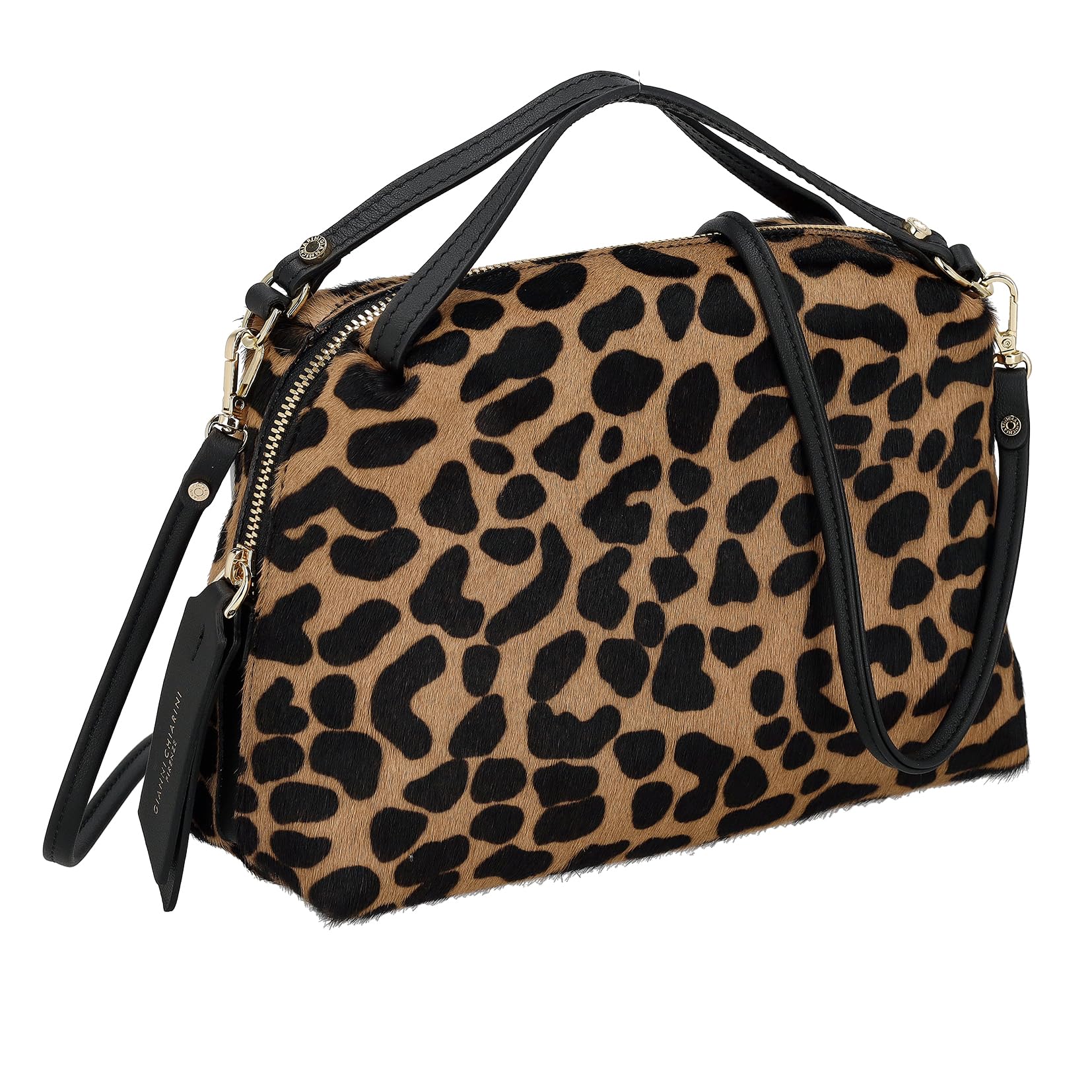 

Gianni Chiarini Leo Macchia Handbag BS8148HORSY Women s Nera-Nero [Used]