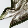 90cm Large Square Scarf Silk Scarf Headband Flower Printing Scarf Scarf Satin Square Scarf for Women
