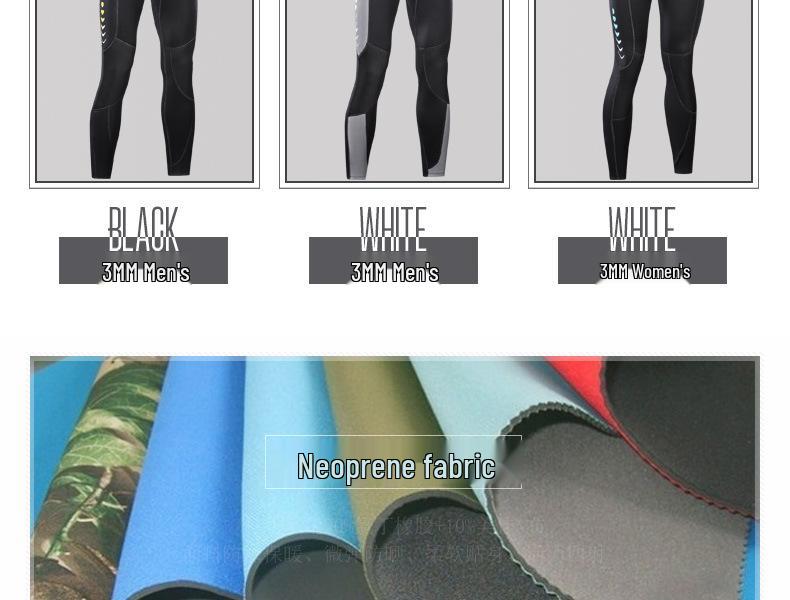 Combinaison intégrale ZCCO 3 mm Unisexe – Combinaison Chaude pour la Plongée, la Natation et le Surf avec Protection Solaire