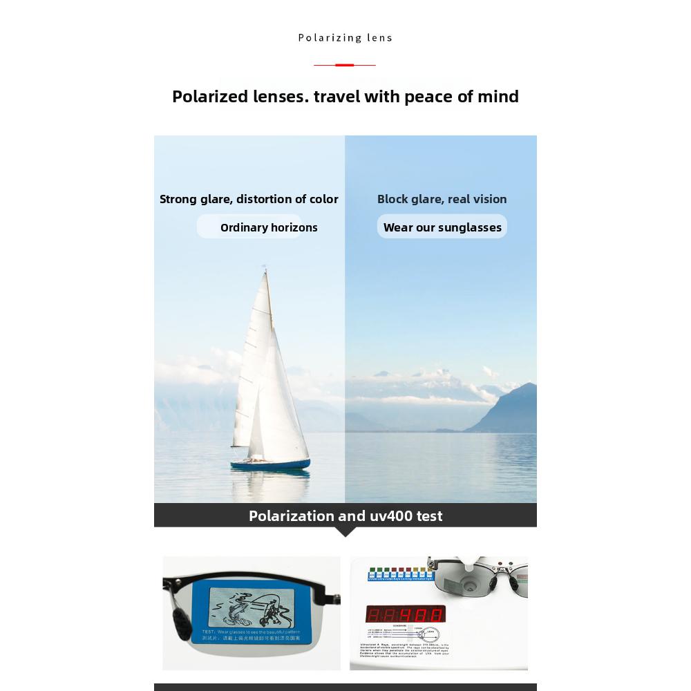 Neuer verbesserter Fahrer Tag und Nacht Blendschutz Fahrbrille polarisierte Nachtsichtbrille Angeluhr Bleichbrille